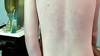 Interracial masturbation session with a couple of amateurs
