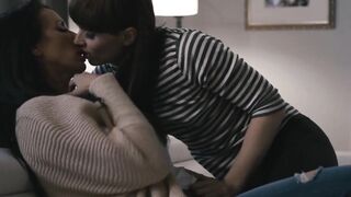 TSSexual.com - Tranny Natalie Mars in a hot lesbian scene with her big titted horny r