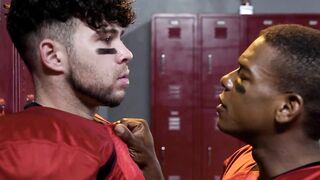 HETEROFLEXIBLE - Angry Heterosexual Alpha Adrian Hart Dominates Football Teammate Inside Locker Room