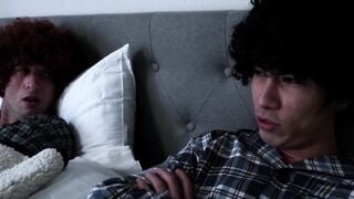 Lesbian stepmoms Bella Rossi and Lexi Luna try something new with their hung stepsons