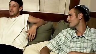 Str8Thugs.com - Straight thugs get off and shoot cum loads from their balls in group