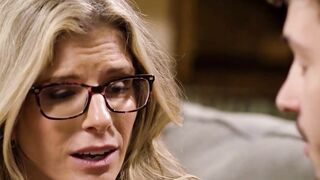 ADULT TIME - Lusty cougar Cory Chase Uses Crazy Sexy Vagina To Teach Inexperienced Stepson How To Boned RAW