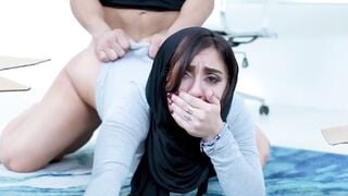 Thick bae Jezebeth is getting her ass smashed roughly by her sisters boyfriend