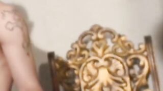 So many straight hard cocks and only one girl to satisfy them all