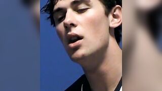Gorgeous Shane Allen fires his cig before getting a deep ass penetration by handsome