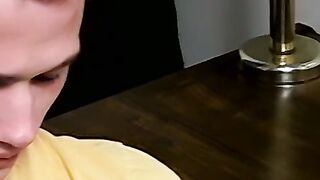 Hottie Braden Spence smokes reds while jerking and end it with a massive load of cum