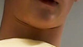 Hottie Braden Spence smokes reds while jerking and end it with a massive load of cum