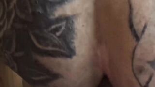 Cleaning bearded dude Davids hairy ass using my delicious dick