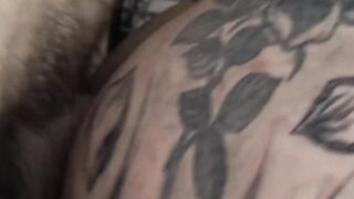 Cleaning bearded dude Davids hairy ass using my delicious dick