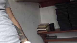Cleaning bearded dude Davids hairy ass using my delicious dick
