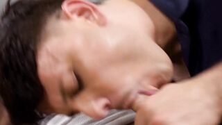 HETEROFLEXIBLE - Vulgar Enzo Muller KNOWS How To Relieve His Injured Heterosexual Buddy Nate Rose