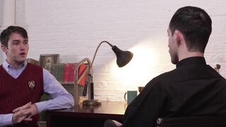 FatherXXX.com - Catholic twink tempted by priest's vow of celibacy, ends in raw churc