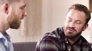ADULT TIME - Therapist Caden Jackson Offer Heterosexual Client Bruce Jones His First Homosexual Anal Experience