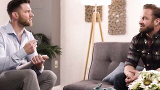 ADULT TIME - Therapist Caden Jackson Offer Heterosexual Client Bruce Jones His First Homosexual Anal Experience