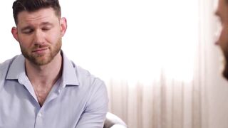 ADULT TIME - Therapist Caden Jackson Offer Heterosexual Client Bruce Jones His First Homosexual Anal Experience
