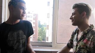 LatinoJuice.com - Skinny twink Ayun rammed by straight Latino Edipo Rey