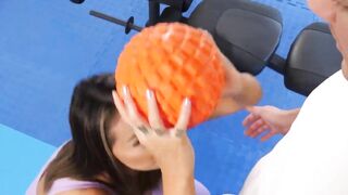 My lengthy dick is just the right size to satisfy busty Sofi Ryans pink vag