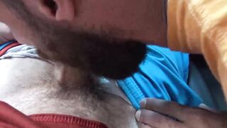 LatinoJuice.com - Hairy Latino Rodrigo El Santo rides Pablo X dick outdoors