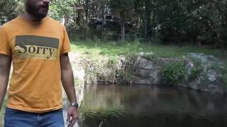 LatinoJuice.com - Hairy Latino Rodrigo El Santo rides Pablo X dick outdoors