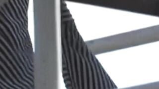 Multiple tight Asian pussies caught on public voyeur camera