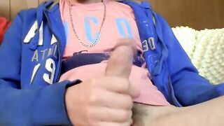 Dakota jerks himself and loves to stroke his hairy pal Nolan