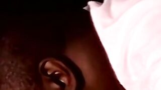 Interrracial blowjob threesome with a mature black gay