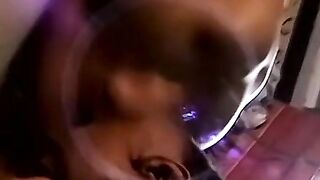 Interracial blowjob ends with cum in mouth for amateur men