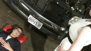 Shemale confronts and fucks mechanic