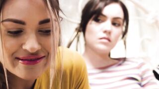 Sorority Babes Got Intimate While Studying & Have Their First Lesbo Experience