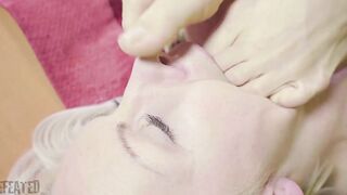Lesbo Humiliation and Domination - Toes bdsm w toe blowing