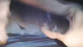 Fucking african vibrator and Squirting like fountaine