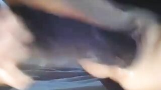 Fucking african vibrator and Squirting like fountaine