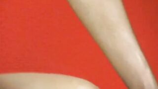 Incredible lesbo with natural titties loving getting her vagina drilled