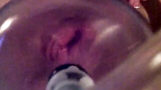 Long Cunt Pumped Enormously to a Gape