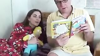 Dad fucks not Daughter after Bedtime Story