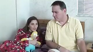 Dad fucks not Daughter after Bedtime Story