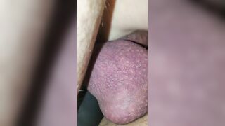 close up fucking her babe pushy with penis ring on