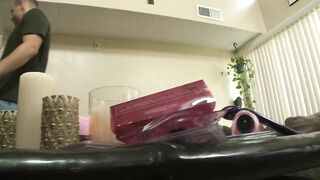 Inked Bombshell dances for her man to seduce him and got him d