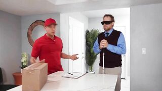 Chubby ex-wife banged! by delivery dude