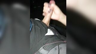 women blows long penis into outdoor