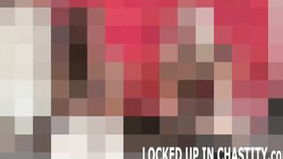 Your penis and nuts are going into a chastity belt