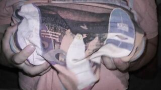 Pregnant cougar with long melons shows them to you - Milky Mari