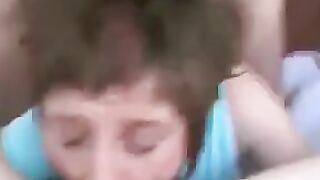 cuckqueen submissive given tongue and spermed