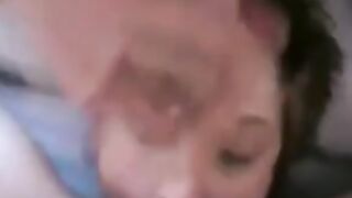 cuckqueen submissive given tongue and spermed