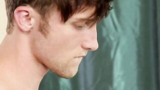 Young gay rimmed passionately and barebacked by his lover
