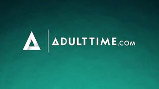 ADULT TIME - Femdoms Lulu Chu & Kylie Rocket Discipline Shared Bf With CUM SWAP 3SOME!