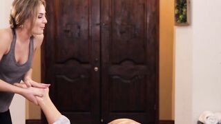 ALL WOMEN RUBS - Goddess Masseuse Blair Williams Takes Care Of Gina Valentina's Soak Twat FULL SEX TAPE