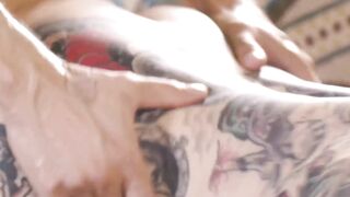 BURNING ANGEL - Gothic Queen Joanna Angel Gets Her Soak Snatch Screwed By Huge Penis