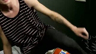 BoyObsession.com - Jayboy's hung skinny twink couch dick play with toy delights galor