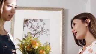 GIRLSWAY - Lesbo Flower Shop Owner Has Passionate Plowed With Her Favorite Customer Newly Single